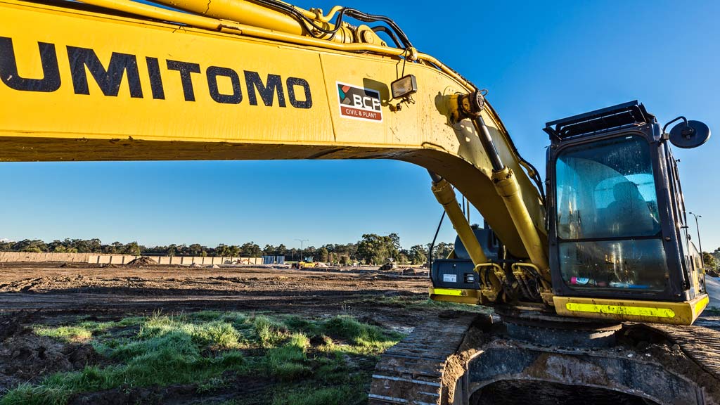 BCP Purchases 30T Sumitomo Excavator